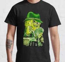 gangsteris spongebob Klasikinis Klasikinis Marškinėliai Unisex Marškinėliai XXL