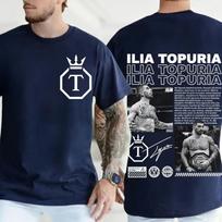 El Matador Ilia Topuria Merch2026 New Hot Selling Mens Womens Casual Pure Cotton Tshirt Retro Fashion Hiphop Trend Tshirt S