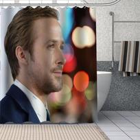 Ryan Gosling Individualaus Rašto Poliesterio Vonios Užuolaida Vandeniui Atsparios Dušo Užuolaidos Geometrinė Vonios Pertvara Spausdinta Užuolaida Vonios 90x180cm