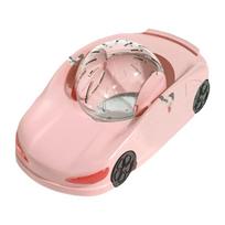 Ypač didelis žiurkėno bėgimo kamuolys Skaidrus kamuolys Juokingas mažo augintinio žaislas Automobilis Sportinis dizainas Patvarus augintinio bėgimo žaislas rožinė