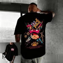 New Chopper T Shirt Men Women Cotton Short Sleeve Tee Summer Cartoon Graphic Streetwear Casual Top Oversized Y2k S raudona