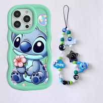 3D Dygsniuotas Angeliukas Grandinėlė Telefono Dėklas Samsung Galaxy A02S A03 A11 A51 A50 A30 A20 A73 A20S A21S A10S Korpusas Minkštas Silikoninis Dangtelis Samsung A10S