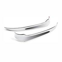 2x chromuotos šoninio veidrodžio juostelės apdailos dangteliai, skirti Mazda CX-5 2017-2024, CX-9 2016-2023