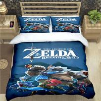 Madingi Klasikiniai Įdomūs Žaidimai Z-ZELDA Spausdinimo Patalynės Komplektai Lovos Reikmenų Rinkinys Antklodės Užvalkalas Lovos Antklodės Komplektas Patalynės Komplektas Prabangi Dovana EU Twin 135x200cm