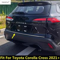 Galinės bagažinės dangčio durų juostelės apdailos dangtelis Nerūdijančio plieno aksesuarai Išorė skirta Toyota Corolla Cross XG10 - 2025