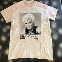 Billy Idol pasirašytas marškinėlis Dydis S-4XL Baltas medvilninis II175 - BSS121 Unisex marškinėlis XXXL