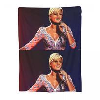 Helene Fischer Collage antklodė, flanelinė, lengvi sofos užtiesalai, sofos užtiesalai, lauko užtiesalai, lovatiesės, antklodė 30x40in