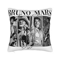 Bruno Mars The Romantic Tour 2026 Pagalvės užvalkalai Minkštas pagalvės užvalkalas Užvalkalas dekoratyvinei pagalvei Sėdynės dekoracijos Užtrauktukas Įvairūs dydžiai 12x12in 30X30cm