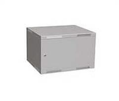 Maximum Games Solarix sulankstoma sieninė spinta SENSA LITE 6U 450mm, metalinės durys, RAL 7035, SENSA-L-6U-545-21-G
