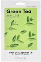 Missha Airy Fit Sheet Mask Žalias Tea Face Mask, 19 g