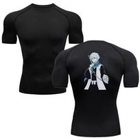 Anime Bleach Compression Shirt Men Fitness Gym Sport Running T-Shirt Rashgard Tops Tee Quick Dry Short Sleeve T-Shirt For Men S