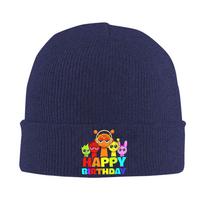Happy Birthday Sprunky Oren Simon Pinki Knitted Hat  Casual Caps Men Women Beanie Hats Autumn Winter Thermal Elastic Bonnet Hats One Size