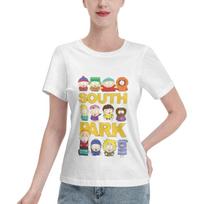 Baisacrafts Women T-Shirts South Park T Shirt Short Sleeve Casual Shirts Quick Dry Workout(1) S balta