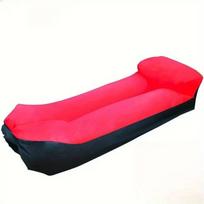 Inflatable Outdoor Foldable Air Sofa Bed - Portable Lazy Mattress tamsiai violetine spalva