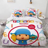 Pocoyo Patalynės Komplektas 3D Spausdinamas Antklodės Užvalkalas & Pagalvės Užvalkalas Antklodė Antklodė Šeimos Dekoras Namų Šiltas Tekstilės Dangalas Patalynės Komplektas 135x200cm-2pcs