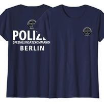 Vokietija Berlynas SWAT SEK Specialiosios operacijų komanda Marškinėliai Premium medvilnė Trumpomis rankovėmis Apvalus kaklas Vyriški marškinėliai Nauji S4XL Sunkus audinys L