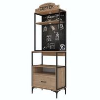 Virtuvės spintelė Hanah Home Hanah Home ruda skandinaviška, 70 cm pločio, su stalčiais
