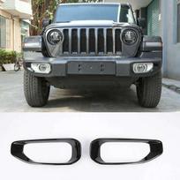 Anglies Pluošto Priekinių Rūko Žibintų Apdailė 2018-2019 Jeep Wrangler JL (1 pora) None