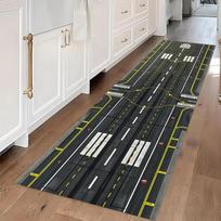 Oro uosto kilimo ir tūpimo tako bėgimo kilimas Aviacijos dekoras Svetainės Miegamojo Namų dekoravimo kilimas 40X120CM