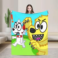 Tylers And Snowi žaidimų pledas Kokybiškas šiltas minkštas metamas pledas Žiemos dekoratyvinis sofos kėdės madingas lovatiesė 30x40in