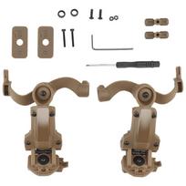 OPS CORE ARC/Wendy M-LOK Fast Helmet Rail Mount Adapter Tactical Headset Accessories Hunting Airsoft Shooting Headphone Bracket žalia