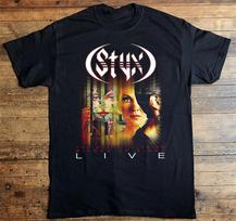 Styx The Grand Illusion T-shirt Juoda Visi dydžiai S-5XL VX48 Unisex T-shirt XL
