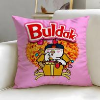 Populiarus maistas Samyang Buldak Ramen Pagalvės užvalkalas Minkštas ir lengvai skalbiamas Pagalvės užvalkalas – universalus sofai, lovai, kelionėms ir biurui 30cmx30cm