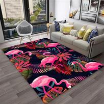 Flamingo Kilimas Tropinių Gyvūnų Rašto Virtuvės Kilimas Vonios Kambariui Svetainei Miegamojo Dekoras Neslystantis Grindų Kilimėlis Įėjimo Durų Kilimėlis 40x60cm 16x24 inch