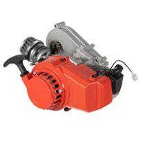 49CC 50CC 2-Taktis Variklis Mini Motokrosui Kišeniniam Dviratukui Keturračiams Motoroleriams 50cc Motokroso Variklis, 40mph (49CC 2-taktis 1) sidabras