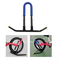 Bike Bicycle Floor Type Parking Rack Stand, Bikes Garage Storage Support Holder, Portable & Foldable mėlyna