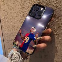 Nr.19 Futbolo L-Lamine Y-Yamals Telefono dėklas iPhone 16,15,14,13,12,Pro,XS,Max,Plus,Mini,SE Juodas Saldainis Matinis Atsparus smūgiams Dangtelis iPhone11
