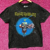 Iron Maiden Can I Play WIth Madness Mineralinio plovimo roko marškinėliai 2XL