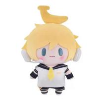 Hatsune Miku pliušiniai žaislai raktų pakabukas Kagamine Len Rin kuprinė Anime atributika miela kimštinė lėlė krepšių dekoracija mergaitės gimtadienio dovana 15cm