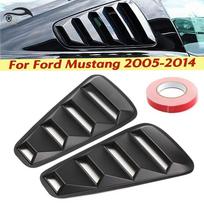 Ford Mustang 2005-2014 Galinės šoninės lango grotelių apdaila Matte Black