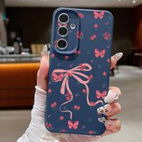 Bowknot Flowers Case For Samsung Galaxy S24 S25 S26 Ultra S23 S22 S21 FE A17 A57 A15 A16 A25 A26 A34 A35 A36 A54 A55 A56 5G Capa Galaxy A15