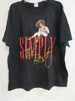 OFICIALI TINA TURNER PREKIŲ KLASĖ „SIMPLY GERIAUSIA GRUPĖ“ KONCERTINĖ MUZIKA YPAČ DIDELI UNISEX MARŠKINĖLIAI XXL black