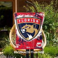 1 vnt. Panthers NHL tematikos flanelinis pledas - 3D spausdintas minkštas šiltas, visų sezonų lengvas užklotas stovyklavimui, kelionėms, lovai-080749 80x120cm