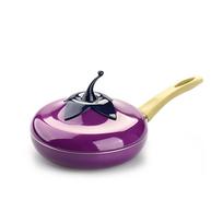 Creative Fruit Shape Aliuminis nepridegantis puodas Sriubai Puodas Keptuvės Virtuvės indų rinkinys Eggplant Frying Pan  #1