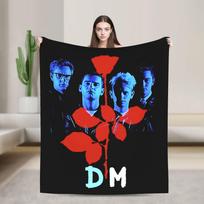 Depeches Juosta Režimas  Minkštos Antklodės  Kempingo Pliušiniai Lovos Patalynės Užtiesalai Estetiški Namų Dekoro Flanelinis Lovatiesis Sofos Lova Dangtis 30x40in