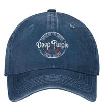 Britų Deep Purple Roko Muzikos Grupė Džinsinė Beisbolo Kepuraitė Sunkiojo Metalo Hip Hop Tėčio Kepurės Vasarinė Moteriška Vyriška Apsauganti Nuo Saulės Beisbolo Kepurės One Size