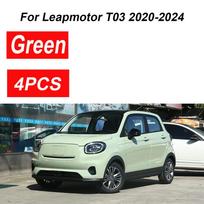 Skirta Leapmotor T03 Priedai    2024 4 VNT Priekiniai purvo apsaugai Galiniai purvo atmušėjai Ratlankiai Automobilio Priedai balta