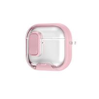 AirPods Pro 3 Transparent Protective Case with Buckle for 4th Gen Apple Earphones AirPods Pro/Pro 2 oranžinė
