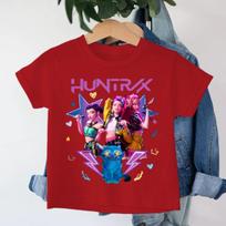 Baby Girl Clothes Kpop Demon Hunters Huntrix T Shirt  Summer Short Sleeve Boys Tee Tops Funny Fans Gift Harajuku Kids T-shirts 100