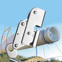 Alloy Steel Rope Grab Limiter Rock Climbing Outdoor 15KN Heavy Duty Fall Arrester Stopper No Rebar Hook