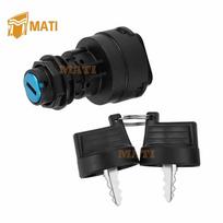 Ignition Key Switch 3 Position 4 Pin Sealed for Polaris Sportsman 450 570 850 1000 RZR 200 Outlaw 70 -Up Scrambler 1000