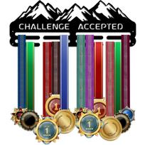 Medal Wall Stand Award Hanger with Box Ribbon Trophy Holder