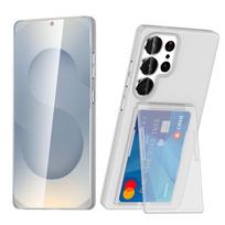 Samsung S25Ultra, S24Ultra ir S23Ultra Kortelių laikiklis ir stovas Apsauginis dėklas S25