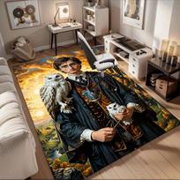 Hogwarts Student Uniform with Owl - Harry Potter Inspired Costume Office Mat Home Decor Office Rugs LB97 60cm by 90cm