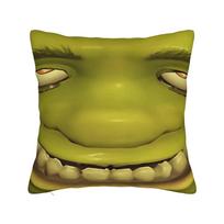Shreks Pun Funny Meme Pillow Case  Square Pillow Cover Morden Pillowcases For Sofa Home Decor 12x12Inch