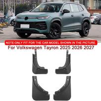 Skirta Volkswagen Tayron 2025 2026 2027 Automobilio stiliaus ABS Automobilio purvasaugiai Apsaugos nuo purslų Purvasaugiai Priekiniai Galiniai Sparnų Priedai juoda